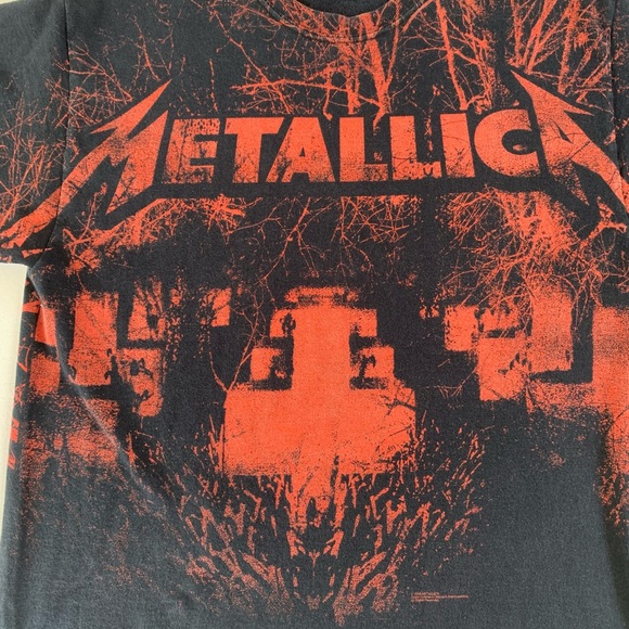 Y2K Vtg Metallica master of puppets 2006 t shirt  Size M ALL OVER 2-SIDES - Picture 2 of 8